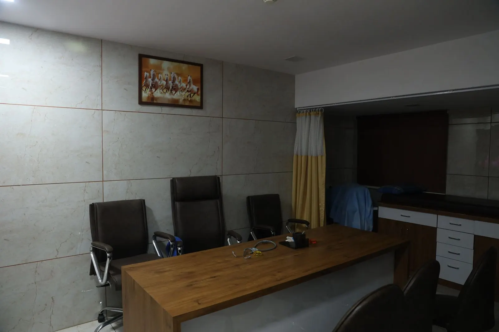 Doctor consultation desk and cabin at Sachi Hospital